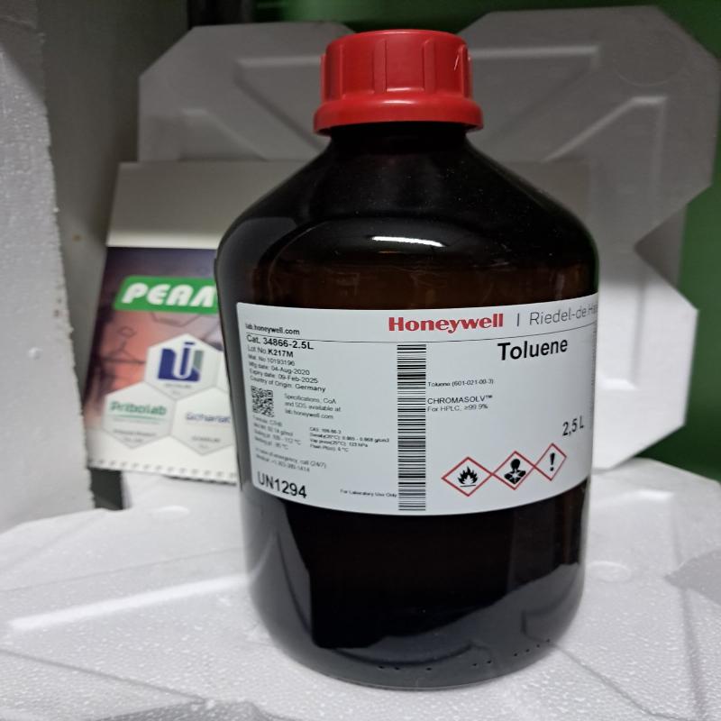 Толуол CHROMASOLV®, для ВЕРХ, 99.9%, 2.5 л